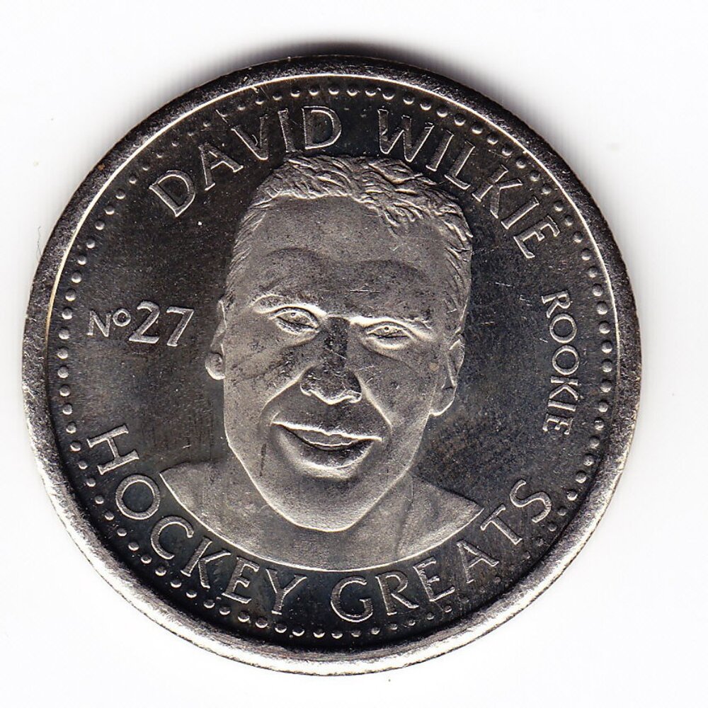 1996 David Wilkie No27 Hockey Greats NHLPA Medal (b46)